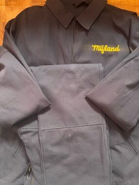 Men's Mifland Navy  Work Top & Bottom